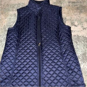 Liverpool Jeans Company Navy Quilted Vest - Large